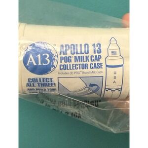 1995 Hardee's Apollo 13 POG Milk Cap Collector Case Sealed NASA Rocket NOS 1 / 3
